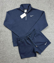 Load image into Gallery viewer, Nike Quarter Zip Short Set
