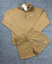 Load image into Gallery viewer, Nike Quarter Zip Short Set

