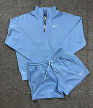 Load image into Gallery viewer, Nike Quarter Zip Short Set
