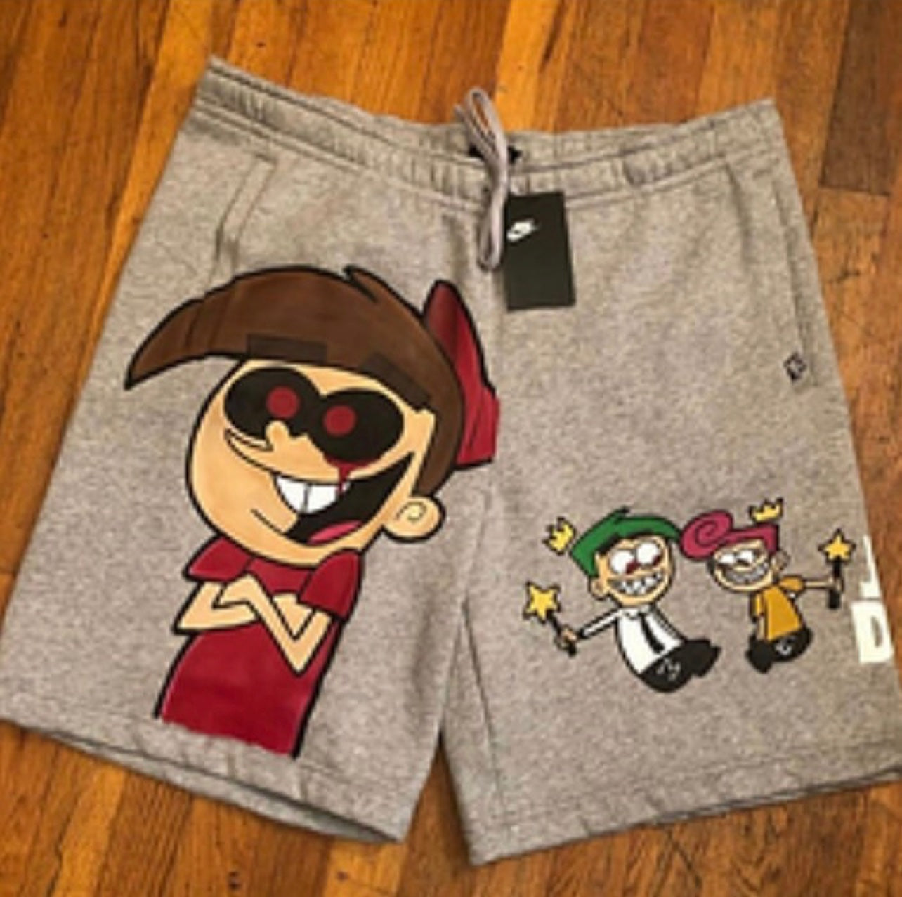 Cartoon shop nike shorts