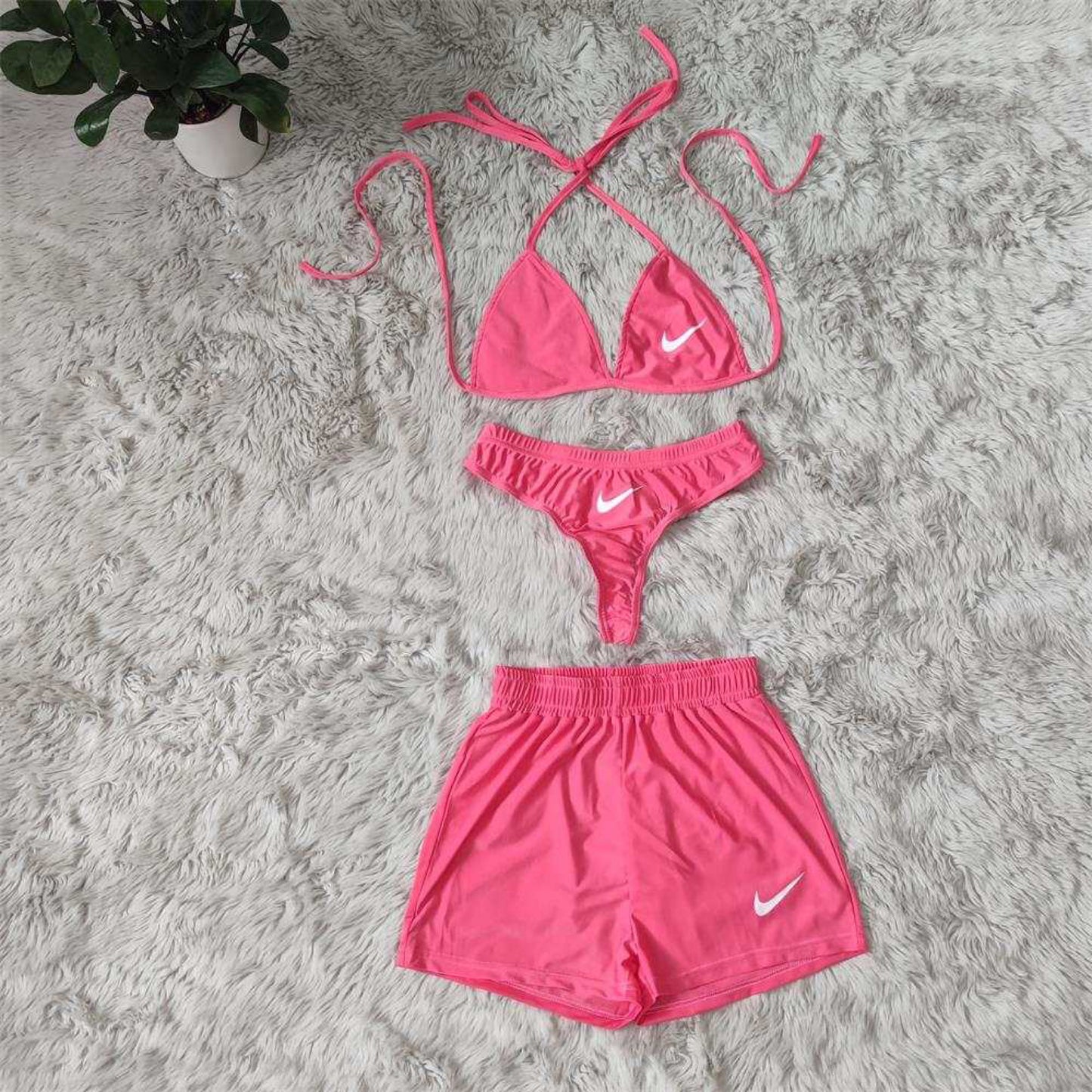 Nike 3 piece swim suit